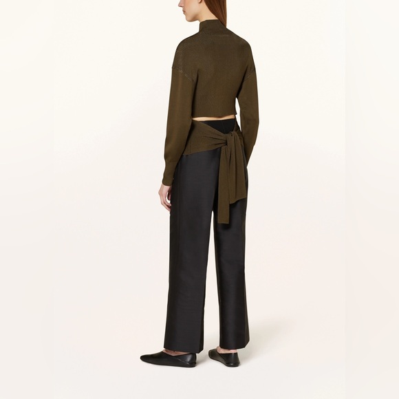 NWT. COS Open-Back Ribbed-Knit Top. NEW - Picture 4 of 9